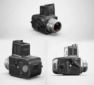 现代相机3D模型下载
